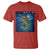 Bass Fish Christmas T Shirt Starry Night Fishing Van Gogh - Wonder Print Shop