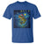 Bass Fish Christmas T Shirt Starry Night Fishing Van Gogh - Wonder Print Shop
