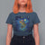 Bass Fish Christmas T Shirt For Women Starry Night Fishing Van Gogh - Wonder Print Shop