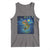 Bass Fish Christmas Tank Top Starry Night Fishing Van Gogh - Wonder Print Shop
