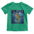 Bass Fish Christmas Toddler T Shirt Starry Night Fishing Van Gogh - Wonder Print Shop