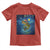 Bass Fish Christmas Toddler T Shirt Starry Night Fishing Van Gogh - Wonder Print Shop