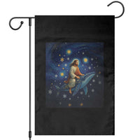 Jesus Christian Garden Flag Stary Night Van Gogh Christmas - Wonder Print Shop