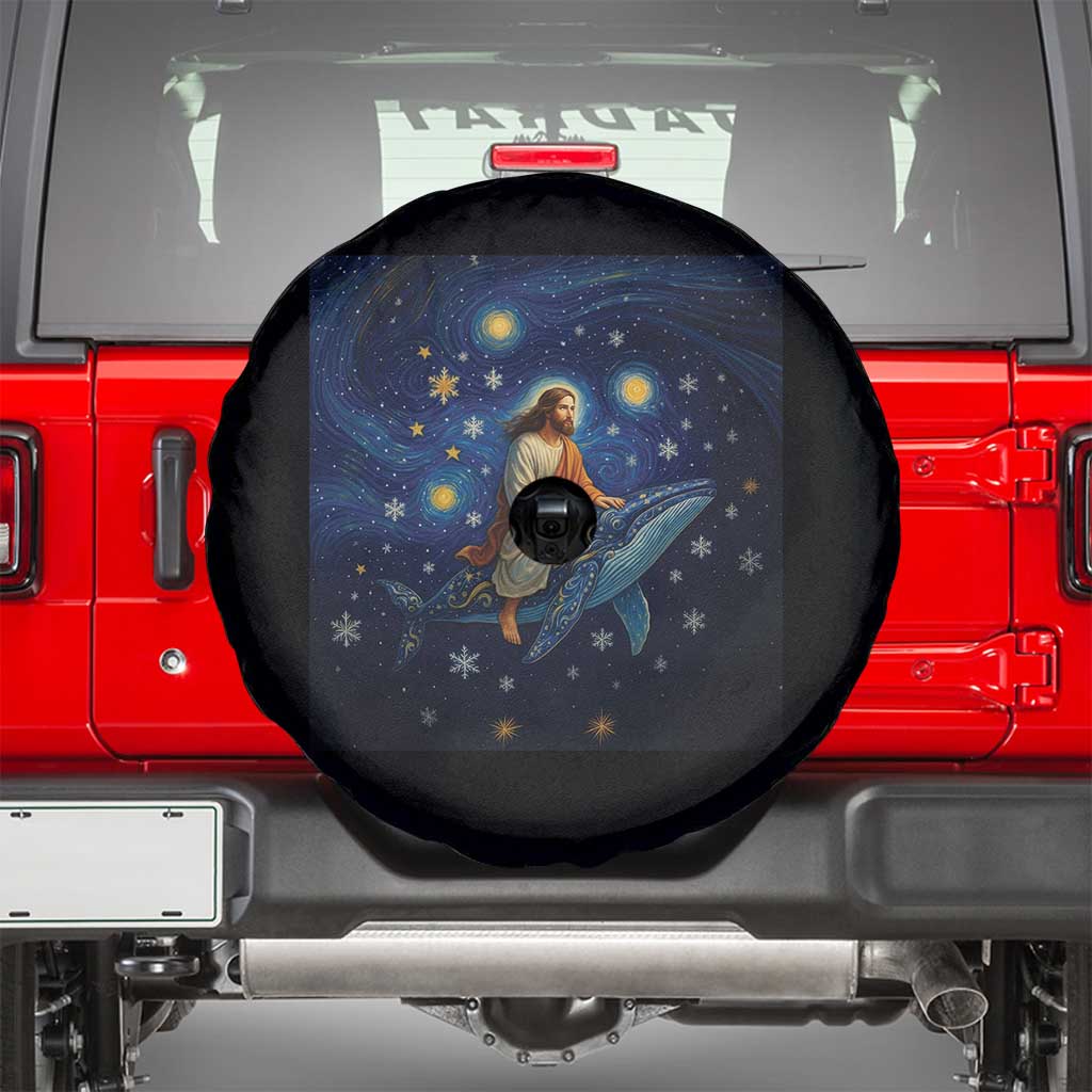 Jesus Christian Spare Tire Cover Stary Night Van Gogh Christmas - Wonder Print Shop