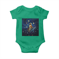 Jesus Christian Baby Onesie Stary Night Van Gogh Christmas - Wonder Print Shop