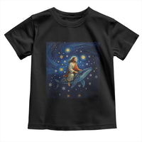 Jesus Christian Toddler T Shirt Stary Night Van Gogh Christmas - Wonder Print Shop