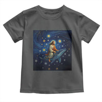 Jesus Christian Toddler T Shirt Stary Night Van Gogh Christmas - Wonder Print Shop