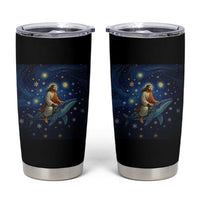Jesus Christian Tumbler Cup Stary Night Van Gogh Christmas - Wonder Print Shop