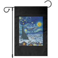 Whale Christmas Garden Flag Stary Night Van Gogh Christmas - Wonder Print Shop