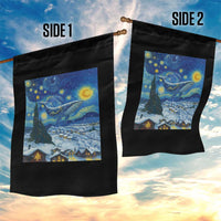 Whale Christmas Garden Flag Stary Night Van Gogh Christmas - Wonder Print Shop