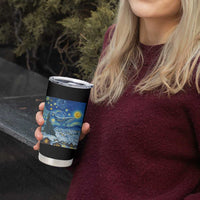 Whale Christmas Tumbler Cup Stary Night Van Gogh Christmas - Wonder Print Shop