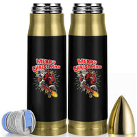 Santa Skateboarding Christmas Bullet Tumbler Funny Skater Xmas - Wonder Print Shop