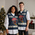 Santa Skateboarding Xmas V-Neck Knit Sweater Vest Funny Skater Xmas - Wonder Print Shop