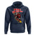Santa Skateboarding Christmas Hoodie Funny Skater Xmas - Wonder Print Shop
