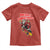 Santa Skateboarding Christmas Toddler T Shirt Funny Skater Xmas - Wonder Print Shop