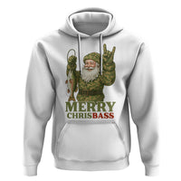 Funny Santa Camo Fishing Hoodie Merry Chrisbass - Wonder Print Shop