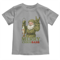 Funny Santa Camo Fishing Toddler T Shirt Merry Chrisbass - Wonder Print Shop