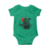 Funny Bigfoot Christmas Baby Onesie Sasquatch Loch Ness Cryptid Xmas - Wonder Print Shop