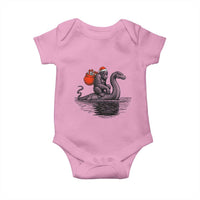 Funny Bigfoot Christmas Baby Onesie Sasquatch Loch Ness Cryptid Xmas - Wonder Print Shop