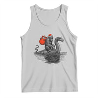Funny Bigfoot Christmas Tank Top Sasquatch Loch Ness Cryptid Xmas - Wonder Print Shop