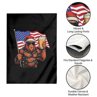 Bigfoot Beer Christmas Garden Flag Sasquatch American Flag Patriotic - Wonder Print Shop