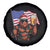 Bigfoot Beer Christmas Spare Tire Cover Sasquatch American Flag Patriotic - Wonder Print Shop