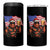 Bigfoot Beer Christmas 4 in 1 Can Cooler Tumbler Sasquatch American Flag Patriotic - Wonder Print Shop