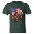 Bigfoot Beer Christmas T Shirt Sasquatch American Flag Patriotic - Wonder Print Shop