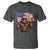 Bigfoot Beer Christmas T Shirt Sasquatch American Flag Patriotic - Wonder Print Shop