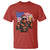 Bigfoot Beer Christmas T Shirt Sasquatch American Flag Patriotic - Wonder Print Shop