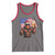 Bigfoot Beer Christmas Tank Top Sasquatch American Flag Patriotic - Wonder Print Shop