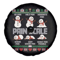 Pain Scale Snowman Spare Tire Cover Funny ICU Nurse Christmas - Wonder Print Shop