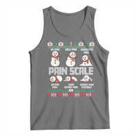 Pain Scale Snowman Tank Top Funny ICU Nurse Christmas - Wonder Print Shop