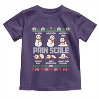 Pain Scale Snowman Toddler T Shirt Funny ICU Nurse Christmas - Wonder Print Shop