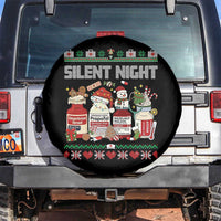 Silent Night Christmas Spare Tire Cover Funny ICU Nurse Xmas - Wonder Print Shop