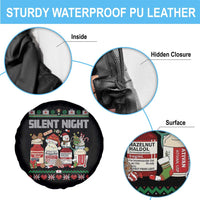 Silent Night Christmas Spare Tire Cover Funny ICU Nurse Xmas - Wonder Print Shop