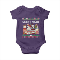 Silent Night Christmas Baby Onesie Funny ICU Nurse Xmas - Wonder Print Shop