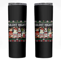 Silent Night Christmas Skinny Tumbler Funny ICU Nurse Xmas - Wonder Print Shop