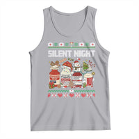 Silent Night Christmas Tank Top Funny ICU Nurse Xmas - Wonder Print Shop