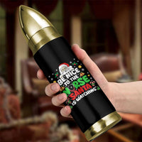 Christmas Nurse Bullet Tumbler Be Nice To The Nurse Santa Is Watching - Wonder Print Shop