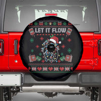 Let It Flow Christmas Spare Tire Cover Anatomy Heart Cardiac Nurse Santa Xmas - Wonder Print Shop