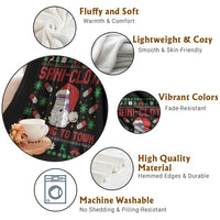 Sani-cloth Is Coming To Town Throw Blanket Funny Nurse Christmas - Wonder Print Shop