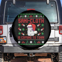 Sani-cloth Is Coming To Town Spare Tire Cover Funny Nurse Christmas - Wonder Print Shop