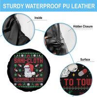 Sani-cloth Is Coming To Town Spare Tire Cover Funny Nurse Christmas - Wonder Print Shop