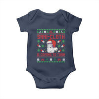 Sani-cloth Is Coming To Town Baby Onesie Funny Nurse Christmas - Wonder Print Shop
