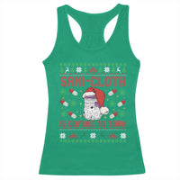 Sani-cloth Is Coming To Town Racerback Tank Top Funny Nurse Christmas - Wonder Print Shop
