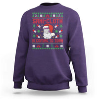 Sani-cloth Is Coming To Town Sweatshirt Funny Nurse Christmas - Wonder Print Shop