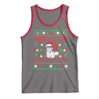 Sani-cloth Is Coming To Town Tank Top Funny Nurse Christmas - Wonder Print Shop