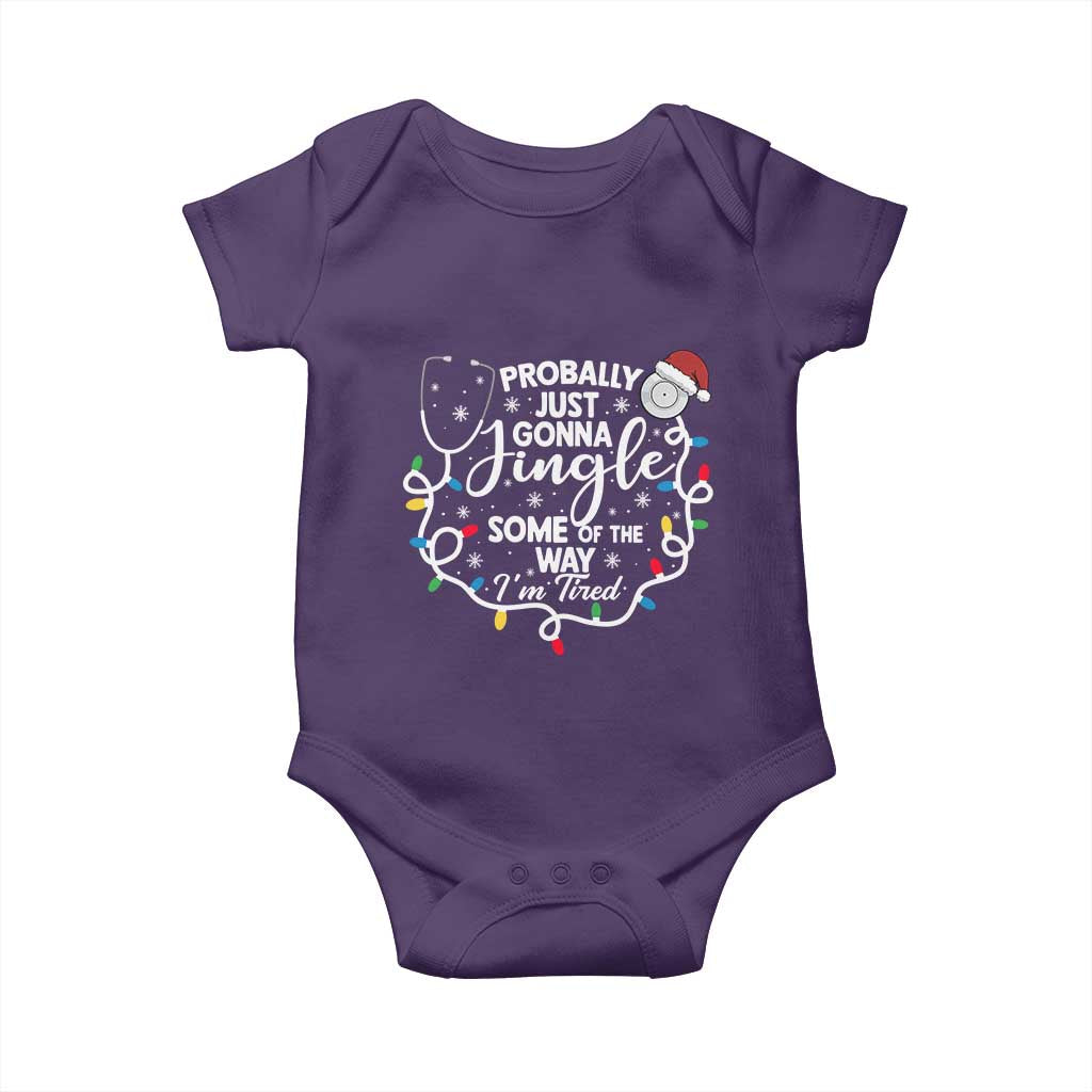 Probably Just Gonna Jingle Some of The Way I Am Tired Baby Onesie Funny Christmas Quote - Wonder Print Shop