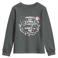 Probably Just Gonna Jingle Some of The Way I Am Tired Youth Sweatshirt Funny Christmas Quote - Wonder Print Shop